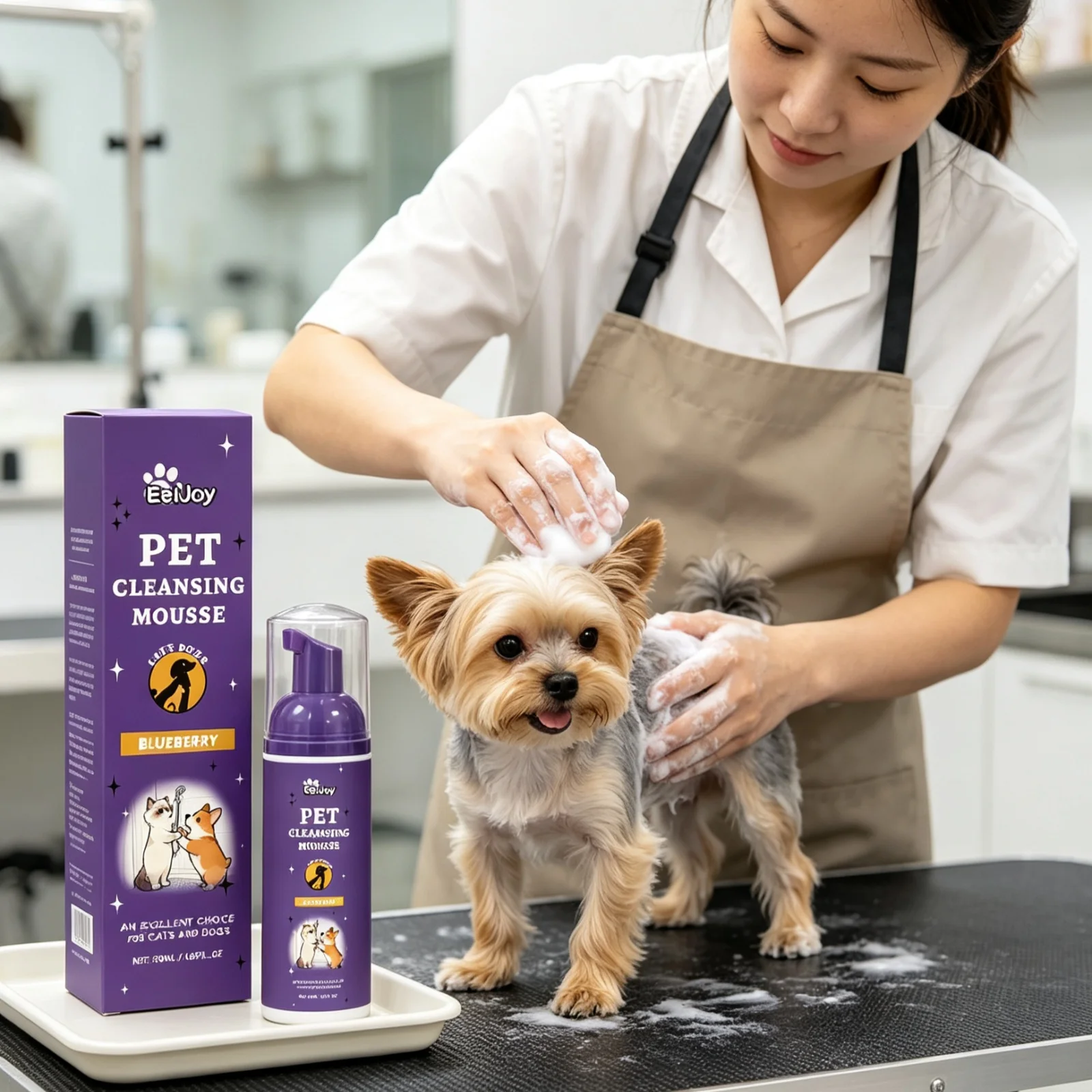 EelJoy Pet Grooming Foam Deep Cleansing Eliminating Odors - Image 1