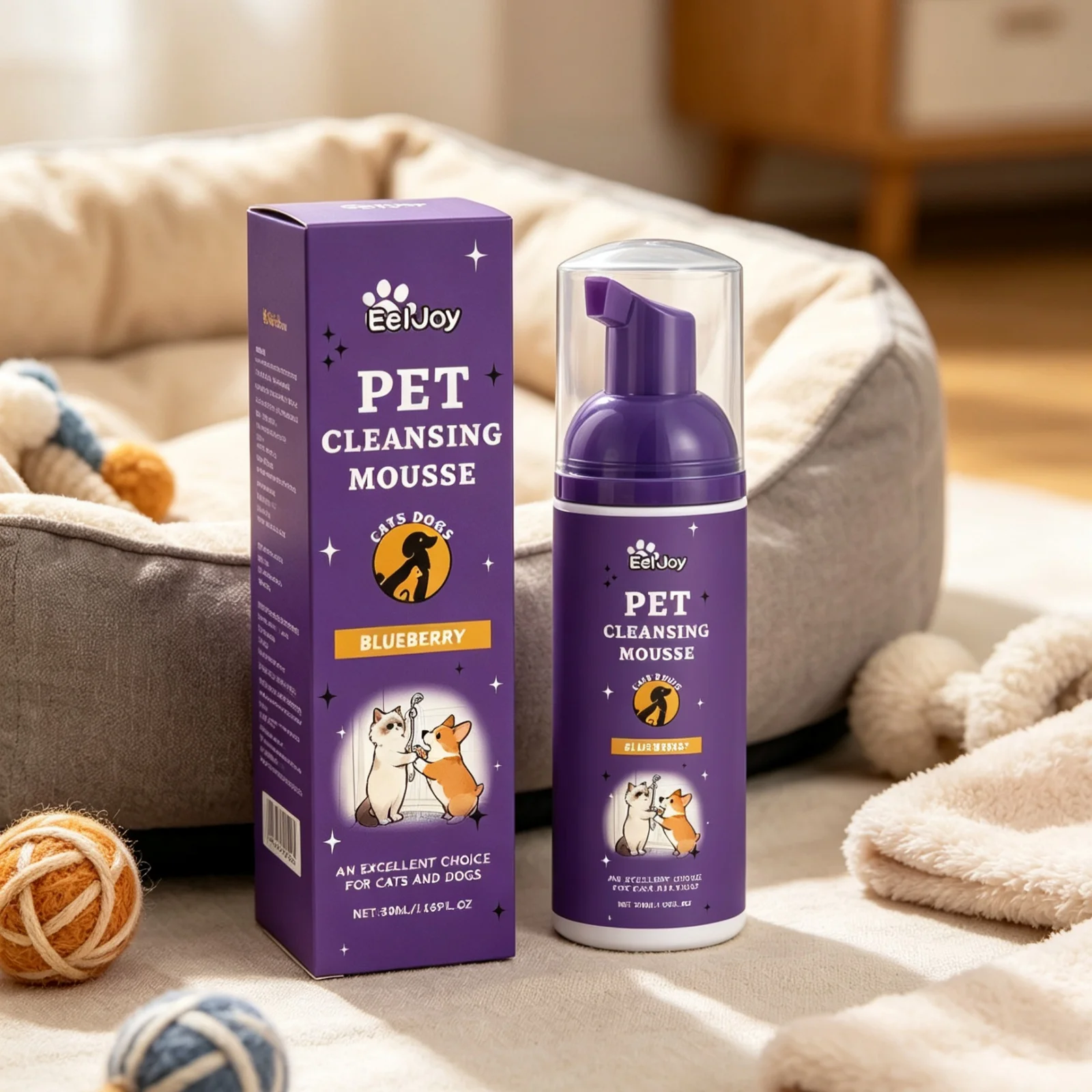 EelJoy Pet Grooming Foam Deep Cleansing Eliminating Odors - Image 7
