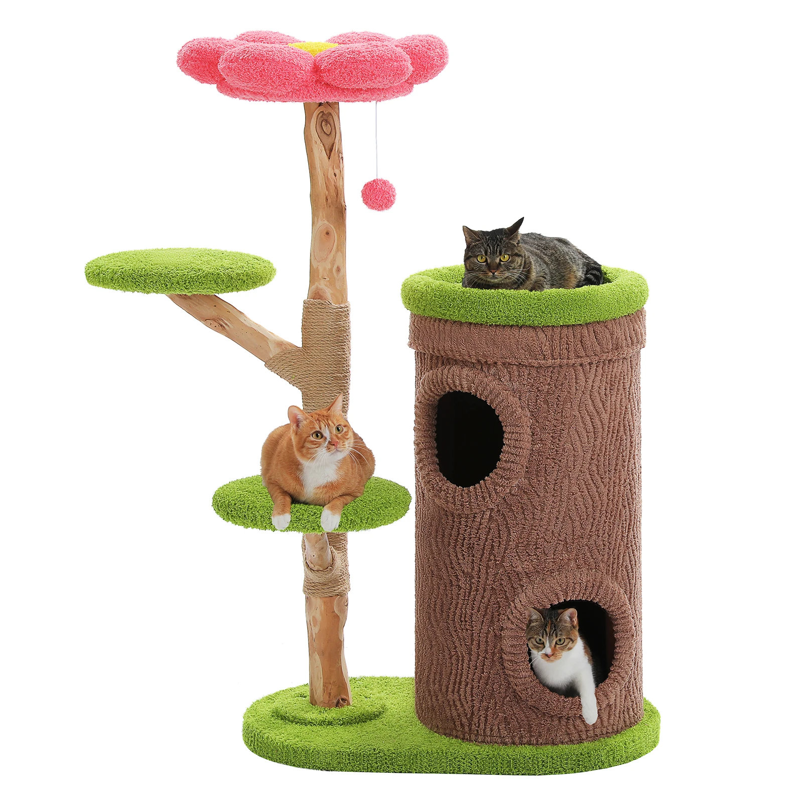 Large Cat Tree Scratching Post Tower - Image 6