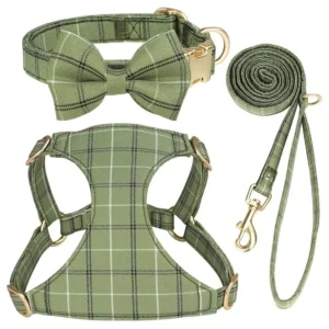 Extra Small Dog Harness Collar and Leash Set
