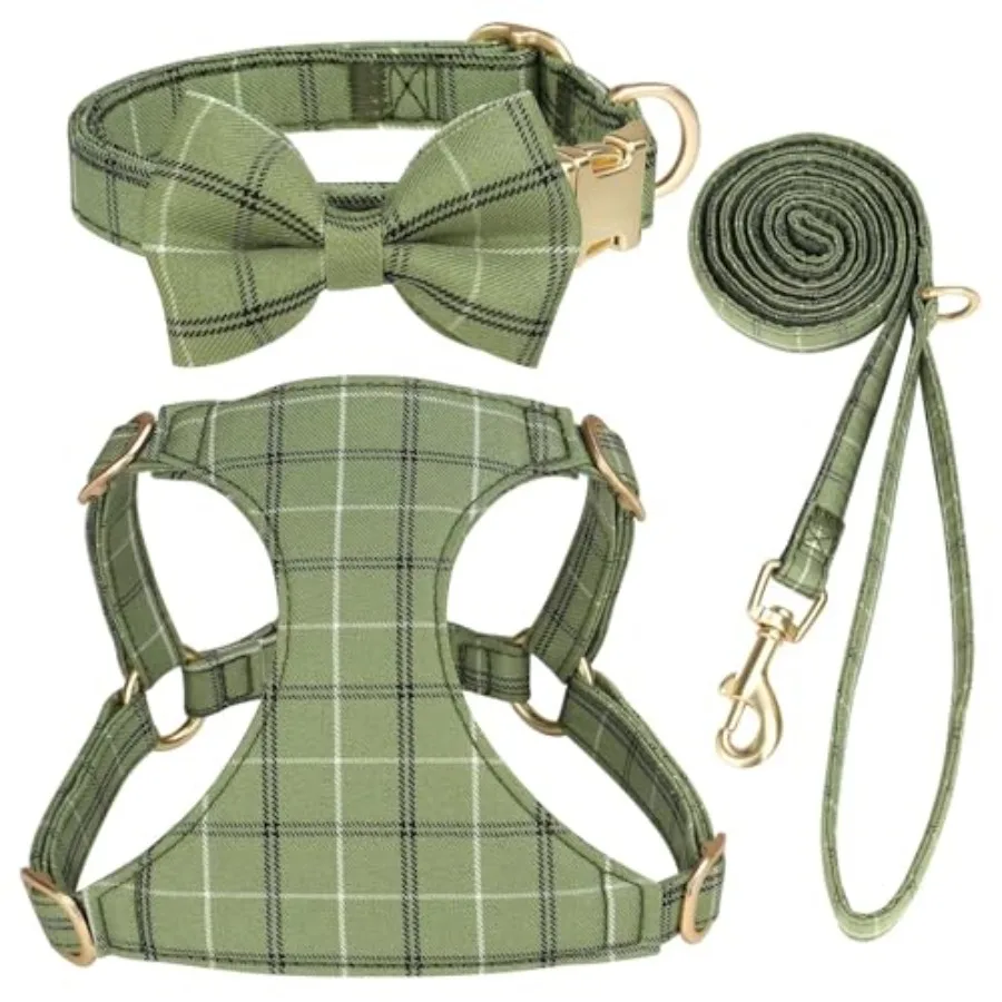 Extra Small Dog Harness Collar and Leash Set - Image 1