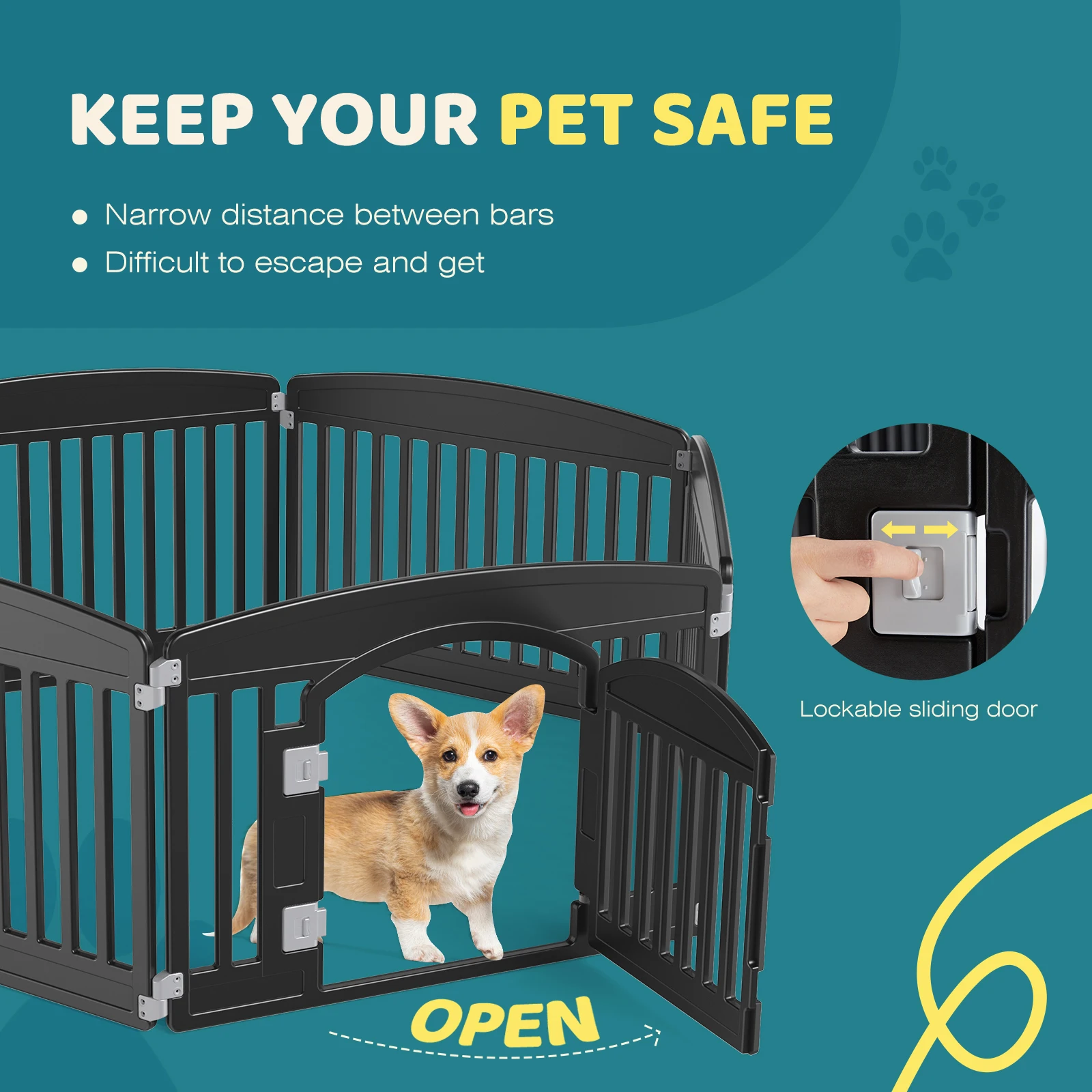 Pet Fence  Portable  Playpen - Image 2