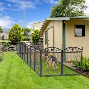 Dog Puppy Metal Fence