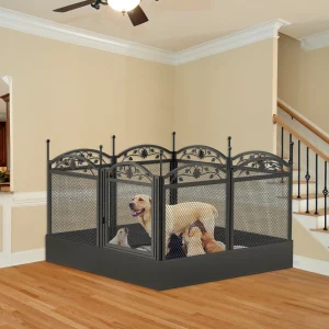 Dog Puppy Metal Fence - Thumbnail Image 3