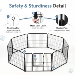 Dog Playpen Pet Fence - Thumbnail Image 3