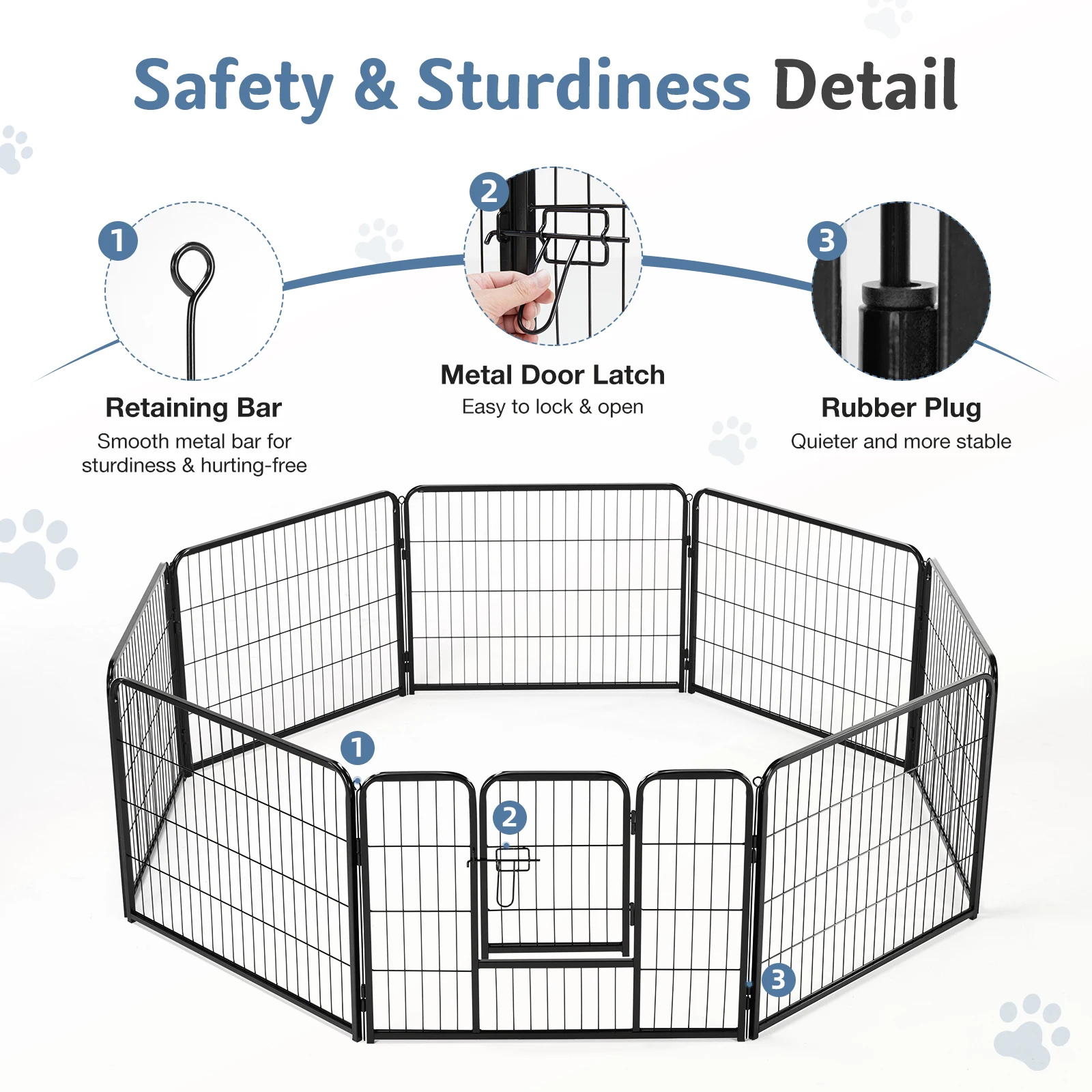Dog Playpen Pet Fence - Image 3