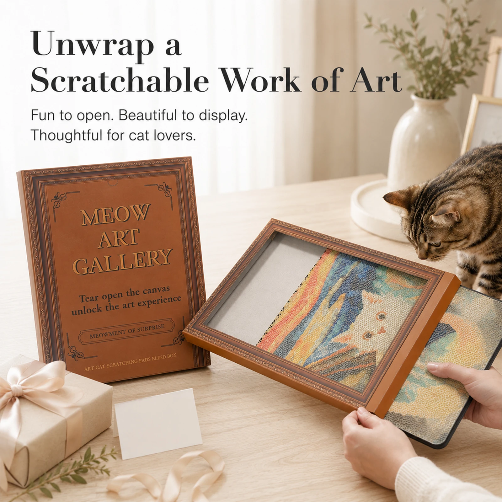 3 Cat Wall Scratcher Board - Image 7