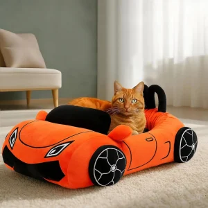 Cat Small Dog Bed with Pillow