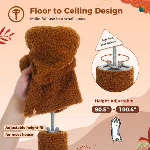 Cat Tree  Tower with Cat Condo Scratching Post - Thumbnail Image 4