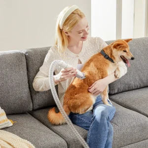 Pet Grooming Vacuum Kit Dog Clippers