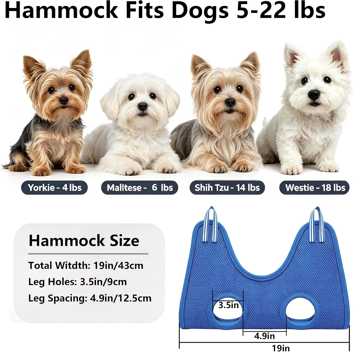 Dog Grooming Nail Trimming Hammock - Image 2