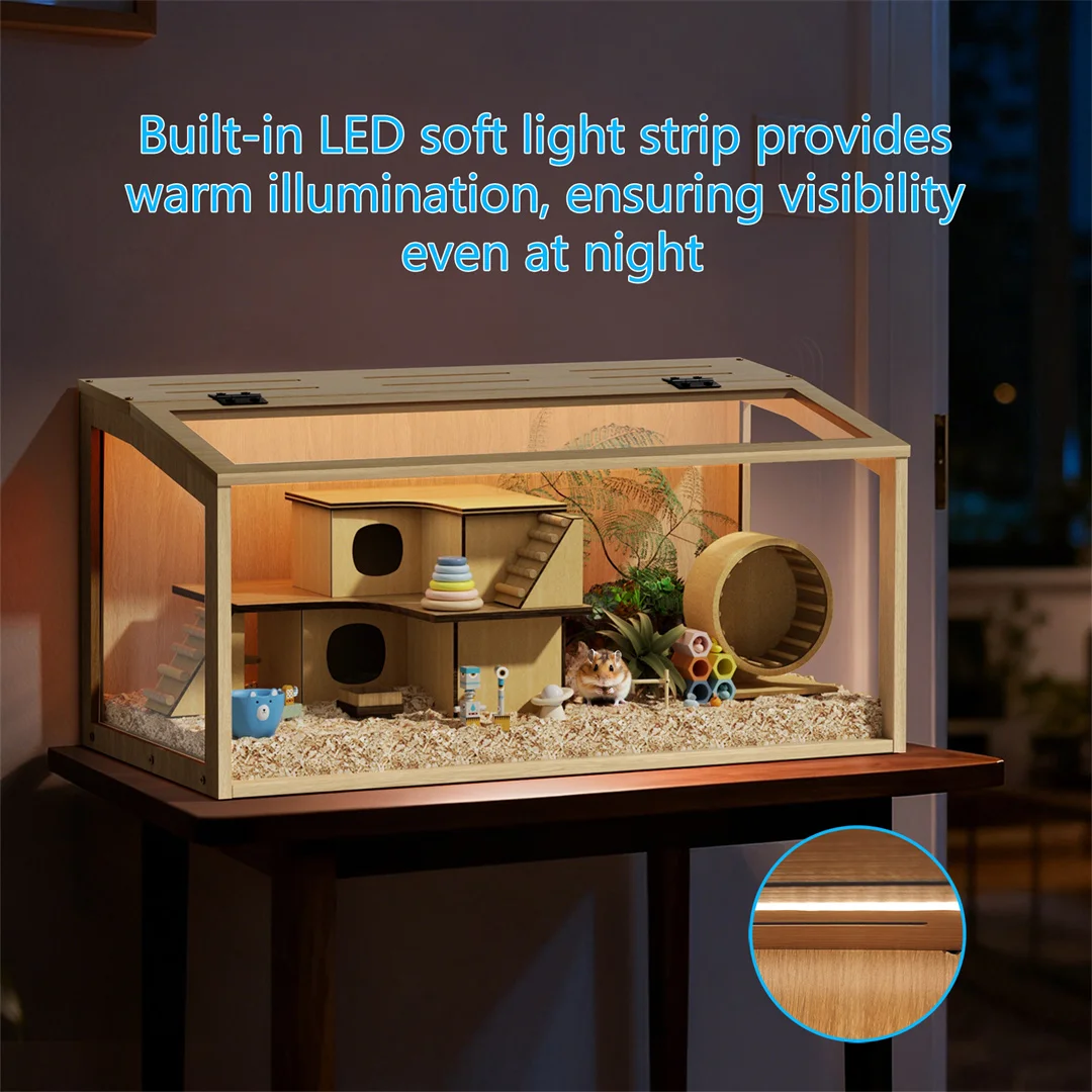 Large Wooden Hamster Cage - Image 5
