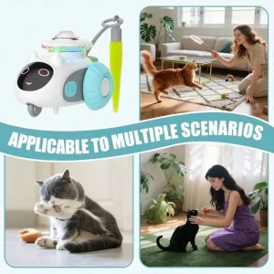 Smart Remote Control Cat Toy Car USB Rechargeable - Thumbnail Image 4