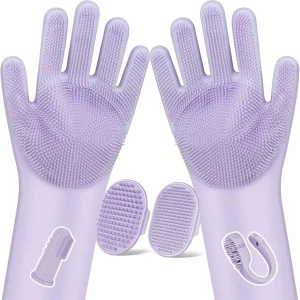 Grooming Bath Pet Grooming Gloves - Thumbnail Image 2