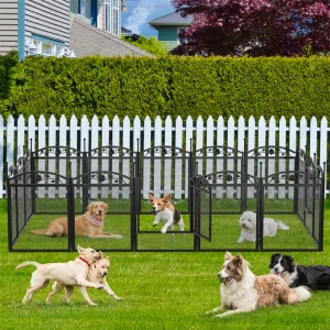 Dog Puppy Metal Fence - Thumbnail Image 2