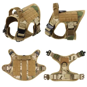 Military Large Dog Harness Collar Tactical  Harnesses Accessories - Thumbnail Image 3