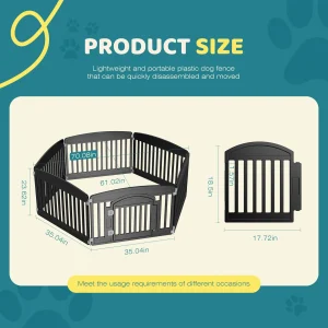 Pet Fence  Portable  Playpen - Thumbnail Image 3