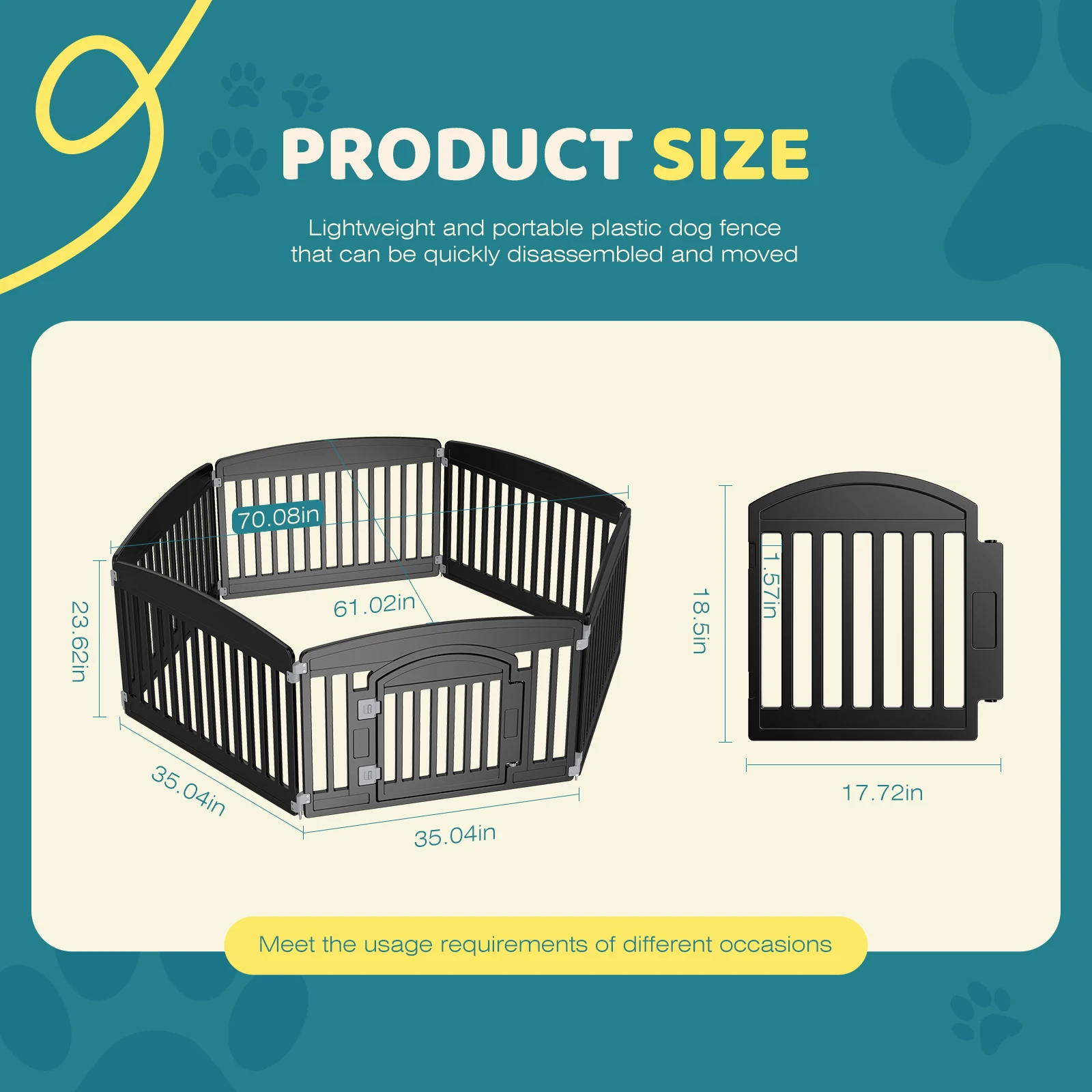 Pet Fence  Portable  Playpen - Image 3