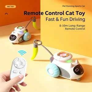 Smart Remote Control Cat Toy Car USB Rechargeable - Thumbnail Image 6