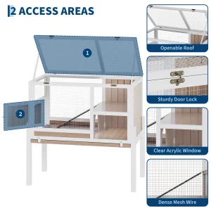 Guinea Pig Cage Bunny Hamster Habitat - Thumbnail Image 4