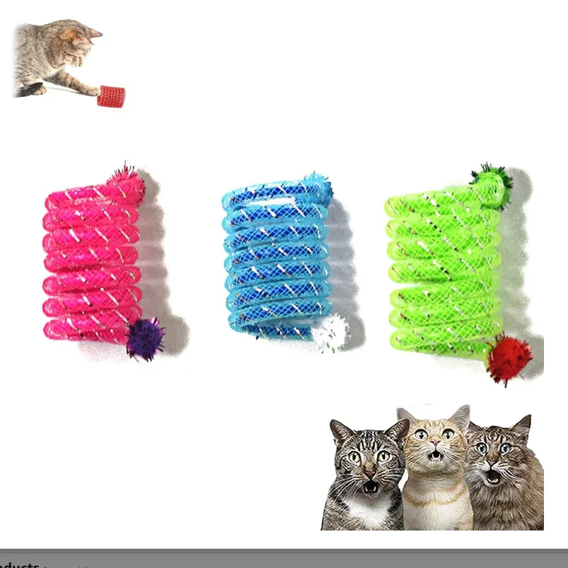 Cat Toy Ball Spring Toys - Image 1