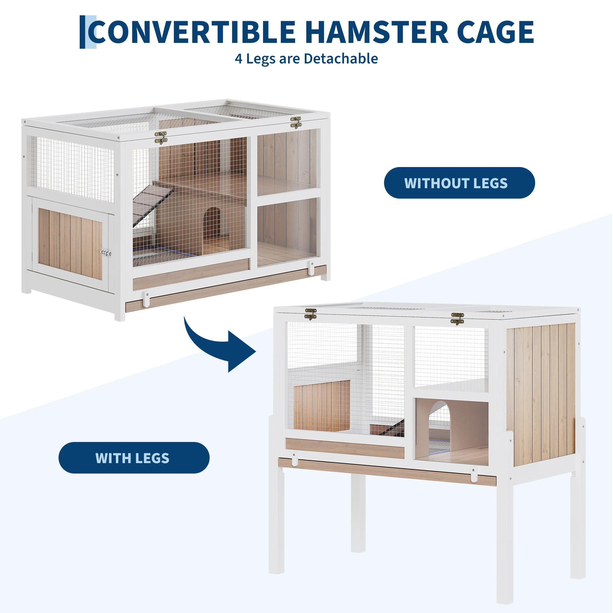 Guinea Pig Cage Bunny Hamster Habitat - Image 2