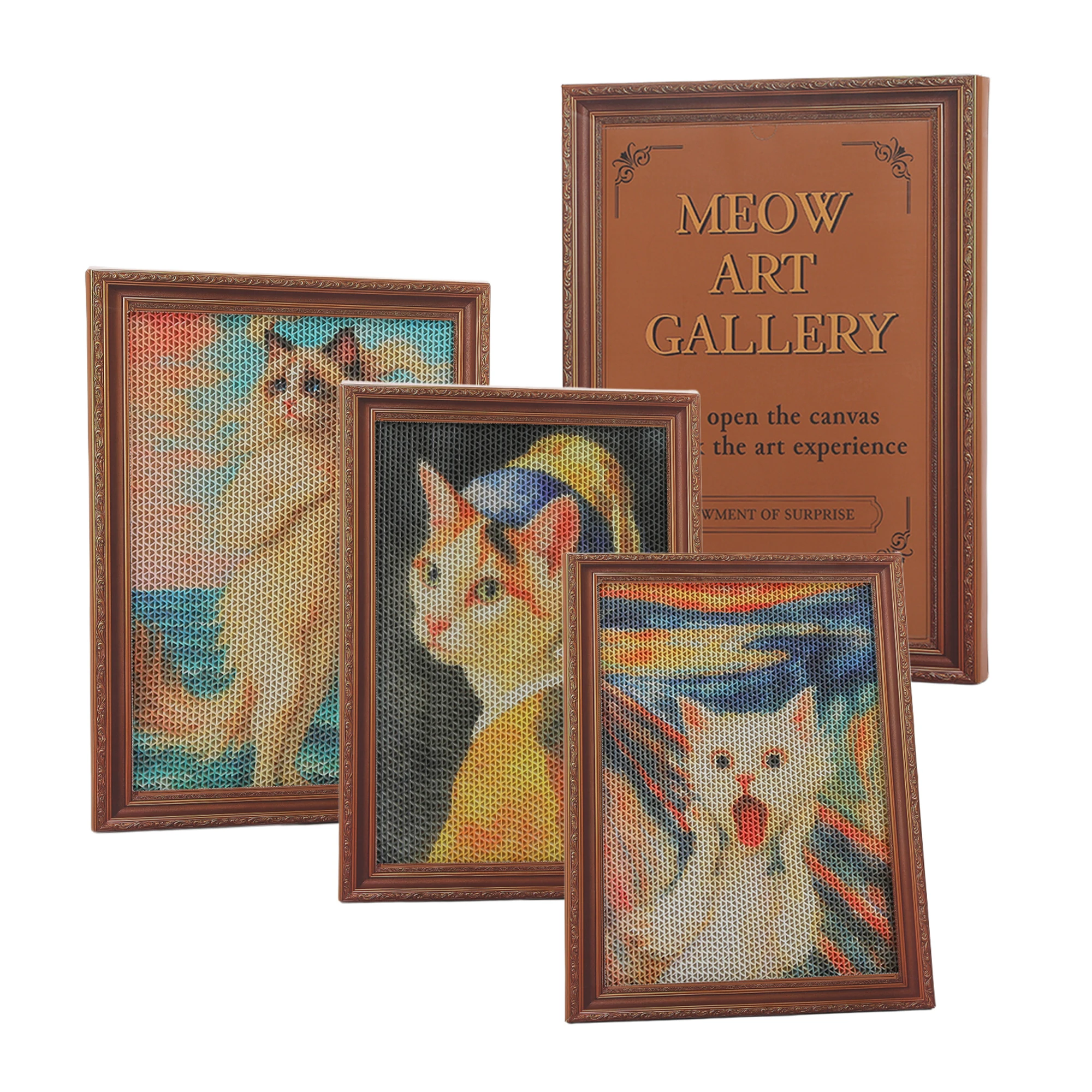 3 Cat Wall Scratcher Board - Image 10