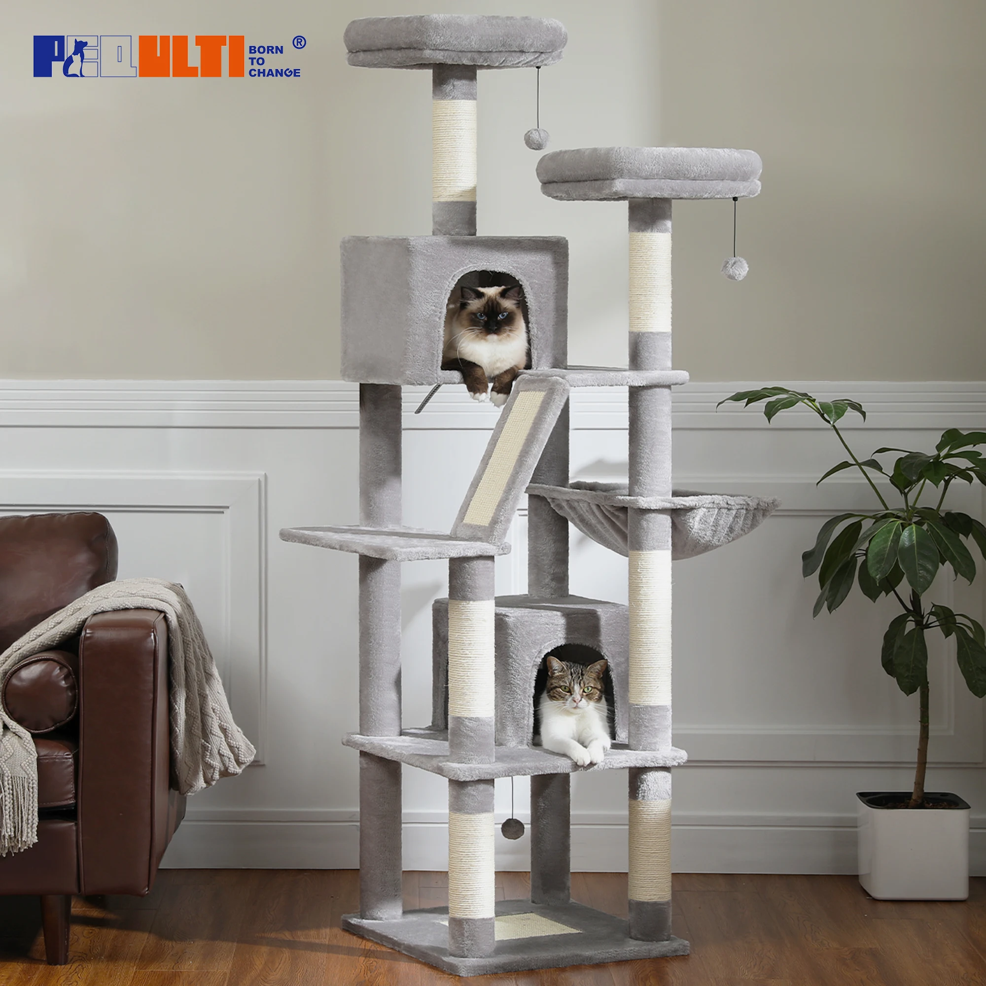 Large Tall Cat Tree Tower - Image 1