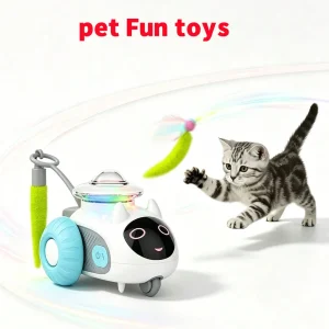 Smart Remote Control Cat Toy Car USB Rechargeable