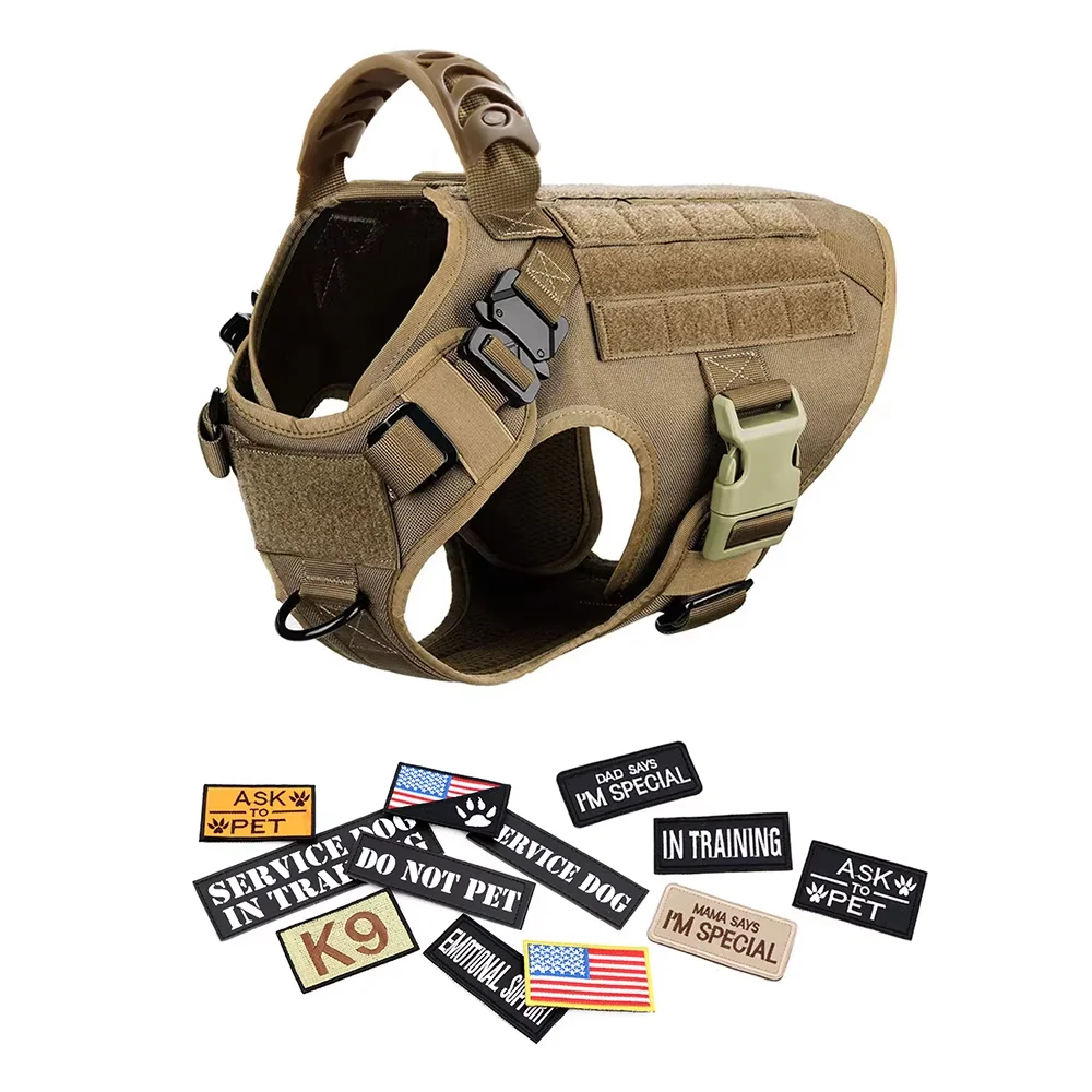 Military Large Dog Harness Collar Tactical  Harnesses Accessories - Image 9