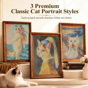 3 Cat Wall Scratcher Board - Thumbnail Image 2
