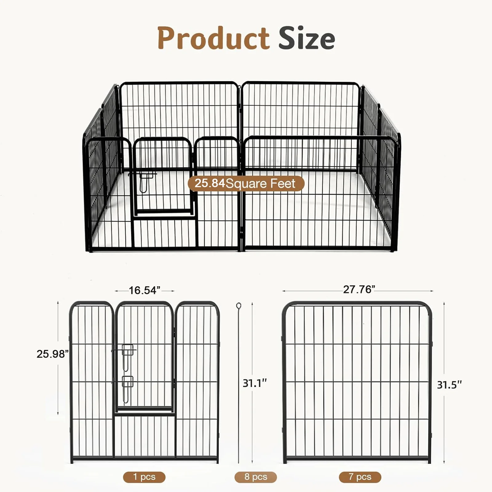 Dog Playpen Pet Fence - Image 2