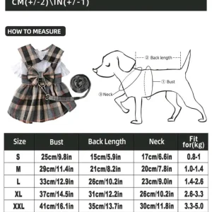 1pc Cute Dog Dress - Thumbnail Image 6