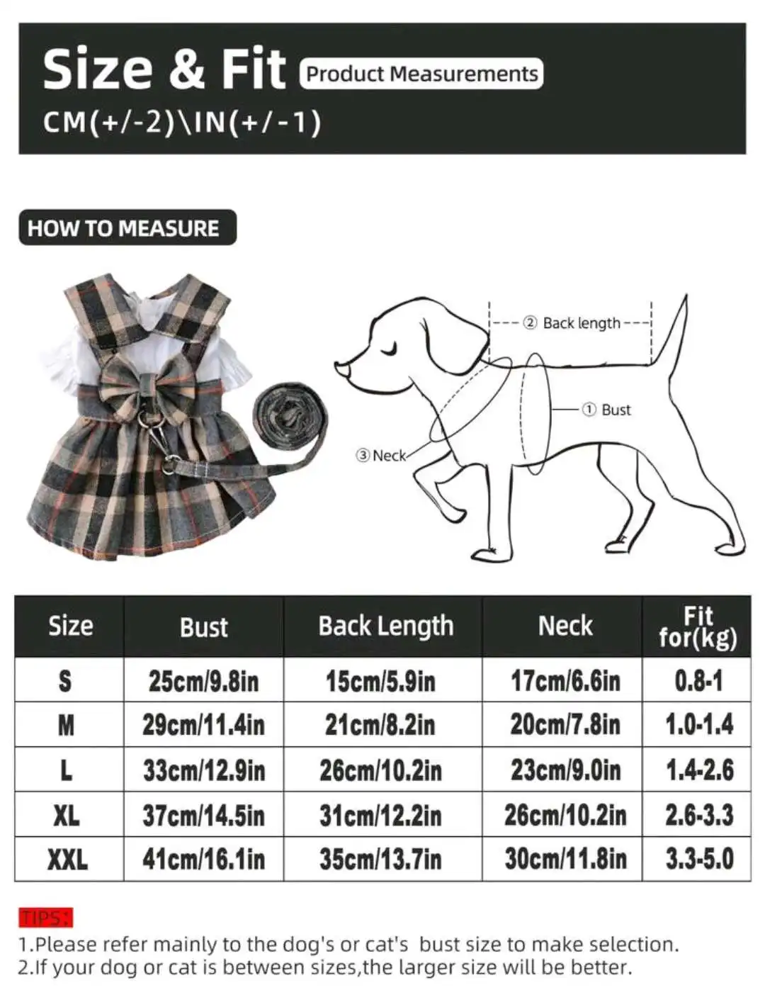 1pc Cute Dog Dress - Image 6