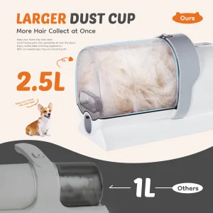 Pet Grooming Vacuum Kit Dog Clippers - Thumbnail Image 2