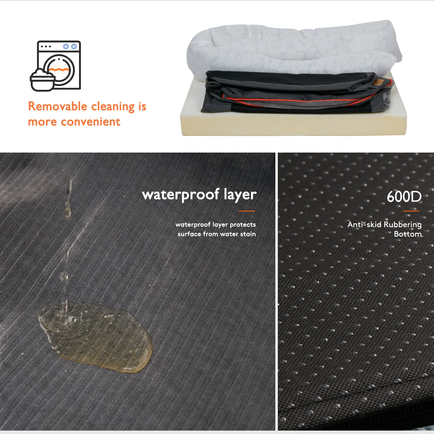 Large Dog Bed  Anti Allergy - Image 6