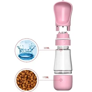 Dog Water Bottle With Food Container - Thumbnail Image 6
