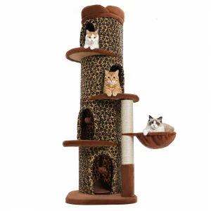 Large Cat Tree Scratching Post Tower - Thumbnail Image 7