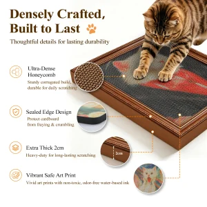 3 Cat Wall Scratcher Board - Thumbnail Image 8