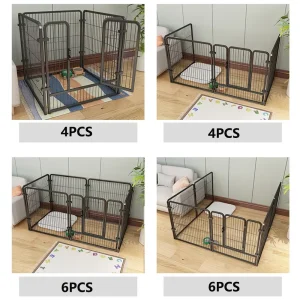Dog Fence Playpen Puppy Exercise Kennel - Thumbnail Image 6