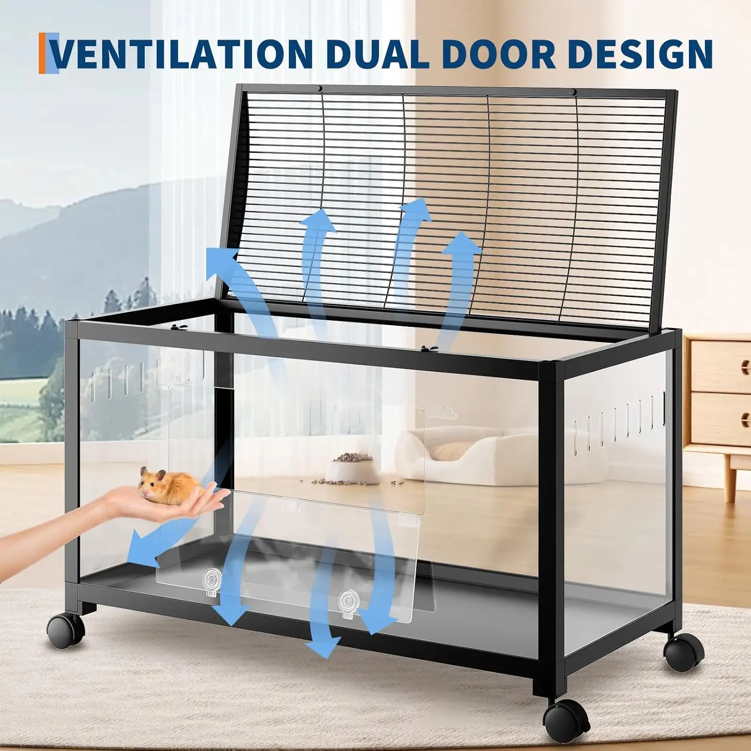 Large Portable Hamster House - Image 5