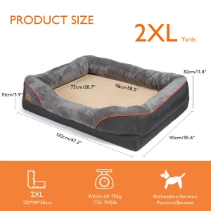 Large Dog Bed  Anti Allergy - Thumbnail Image 9