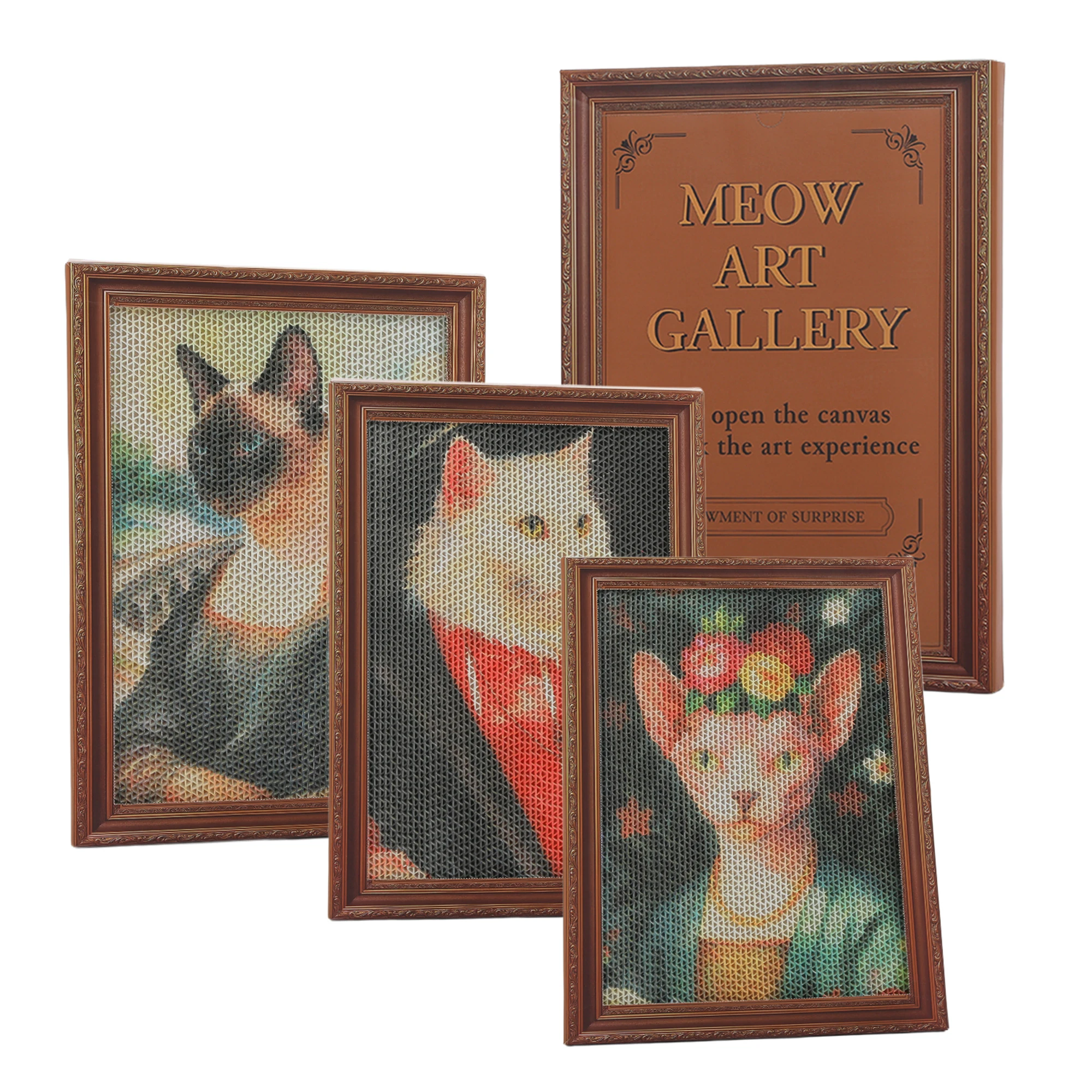 3 Cat Wall Scratcher Board - Image 9