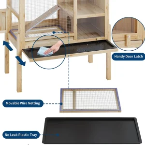 Guinea Pig Cage Bunny Hamster Habitat - Thumbnail Image 6