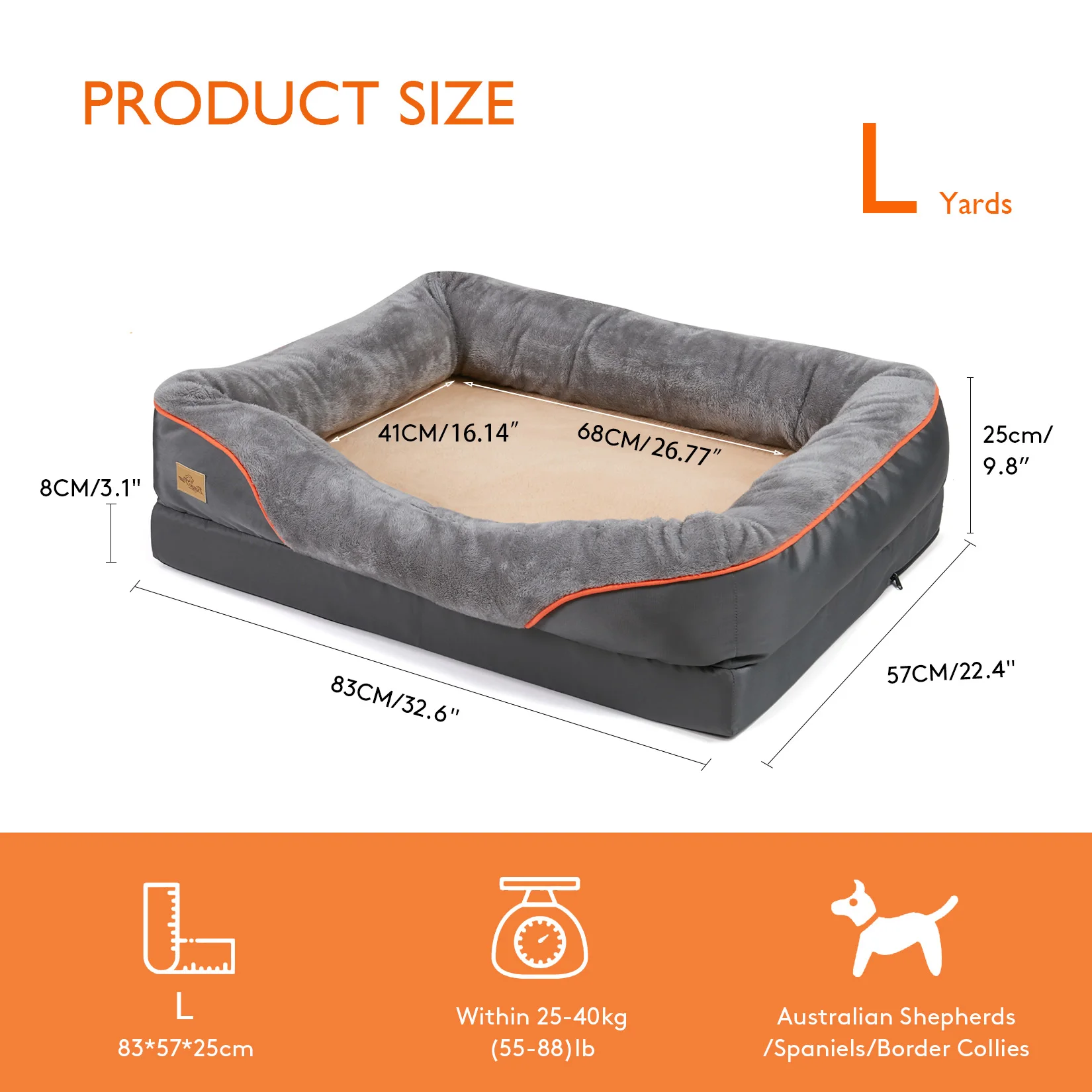Large Dog Bed  Anti Allergy - Image 8